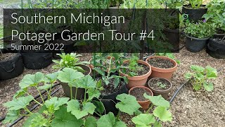 Potager Garden Tour 4 Paperback HomesteadSE Michigan Backyard HomesteadNo Dig Kitchen Garden [upl. by Odom]