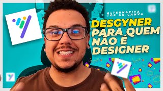 Como usar o Desygner  criando um post para Instagram [upl. by Nataline]