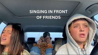 Singing in front of friends and family priceless reactions [upl. by Sayed]