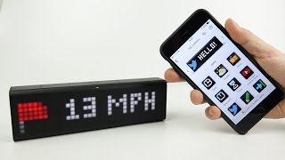 Review LaMetric Time  WiFi App enabled Smart clock [upl. by Cyndy241]