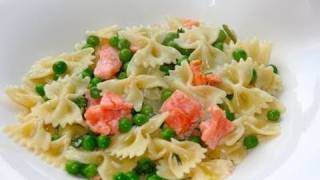 pasta met gerookte zalm [upl. by Popele]