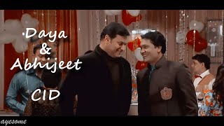 Daya amp Abhijeet  Dosti  CID [upl. by Ahsiatal622]