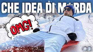 torniamo BAMBINI sulla NEVE e rischiamo la vita 😅❄️ Trentino Vlog 2 🇮🇹 [upl. by Martsen]