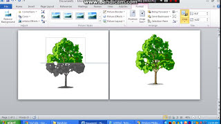 How to Print One Image in Two Paper using Microsoft Word [upl. by Gierc]