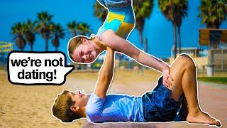 KIDS vs ADULTS Cute Gymnastics amp “Couplesquot Challenge ❤️ [upl. by Anneuq]