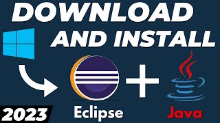 How to Download and Setup Eclipse IDE with Java JDK on Windows 1011  Run Program [upl. by Nailliw997]