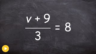 Solving a two step equation with division [upl. by Rossing]