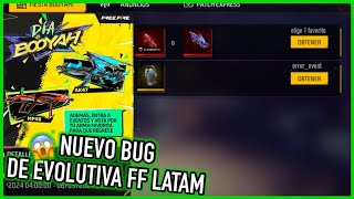 Llega Nuevo Bug error en Elige tu Evolutiva FF Latam Dia Booyah 👻🎁  JORGEPLAYED [upl. by Beichner951]