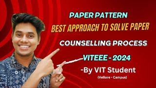 How to solve VITEEE 24 paperBest Strategy  VIT Counselling Process  By VIT Student vit viral [upl. by Budde]