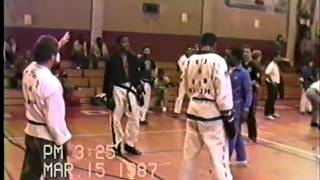 Exclusive Teenage Michael Jai White fighting 1987 Tournamentmp4 [upl. by Adelia]