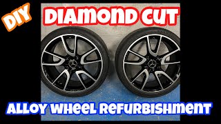 Diamond cut alternative alloy wheel refurbishment [upl. by Eizzil263]