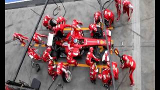 Ferrari F1 Pit Stop Perfection [upl. by Anawait]