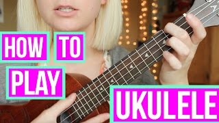 How to play UKULELE with 3 EASY chords [upl. by Knitter]