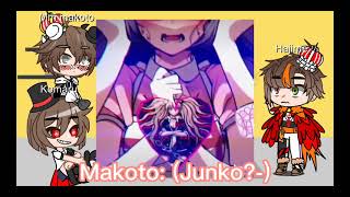 ✨Mastermind Au reacts to Junko EnoshimaDanganronpa reacts✨ [upl. by Iztim]