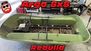 Argo 8x8 Magnum Amphibious Vehicle Rebuild Ep1 Chains Axles amp Bearings [upl. by Aicirtac]