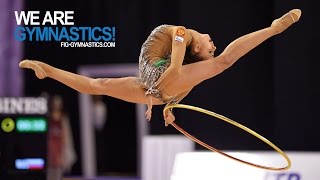 MAMUN Margarita RUS  2014 Rhythmic Worlds Izmir TUR  Qualifications Hoop [upl. by Yunick]