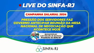 CAMPANHA SALARIAL 2024 PRESSÃO DOS SERVIDORES FAZ GOVERNO ANTECIPAR REUNIÃO DA MNNP PARA HOJE [upl. by Finella308]