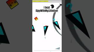 I BEAT ISPYWITHMYLITTLEEYE  GD  geometrydash gd gaming games demonlevel level epic [upl. by Candi264]