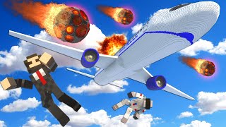 Our Plane Crashed After Meteorites Hit it in Teardown Multiplayer Mods [upl. by Laise]