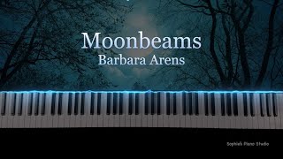 Moonbeams  Barbara Arens  Piano Synthesia Tutorial  Sheet Music [upl. by Branen685]