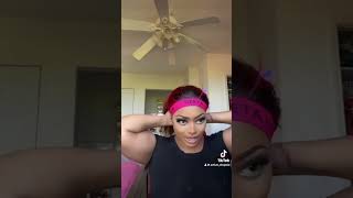 HOW TO REINSTALL A Wig EASY shorts hair transformation [upl. by Maharba]