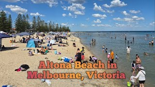 Walking at Altona Beach in Victoria Australia [upl. by Drugge]