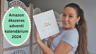 Amazon ékszeres adventi kalendárium 2024 Unboxing [upl. by Cornwall]