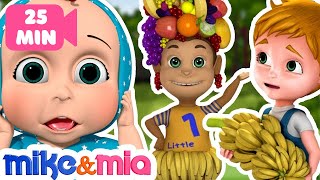 Apples and Bananas Song  Nursery Rhymes Collection and Baby Songs  Kids Songs by Mike and Mia [upl. by Ddene]