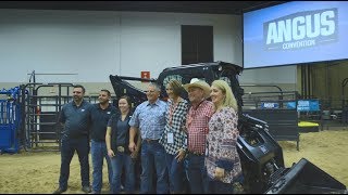 Keith Ergle Wins a Cat® 289D at the 2017 American Angus Association Convention [upl. by Orva]