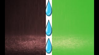 Rain Green Screen Black Screen [upl. by Htenek72]