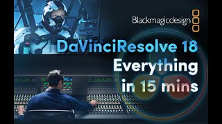 DaVinci Resolve 18  Tutorial for Beginners in 15 MINUTES  COMPLETE [upl. by Nnahgiel]