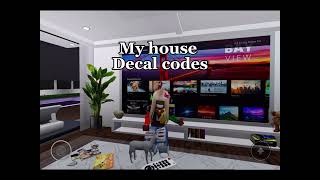 Bloxburg  my home decal codes [upl. by Anyd]