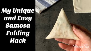 Delicious Samoosa Folding Tips Learn How to Fold Samosas with Me [upl. by Asaret]