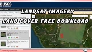 How to download Landsat imagery free  Remote sensing Tutorial  Complete video [upl. by Hammerskjold]