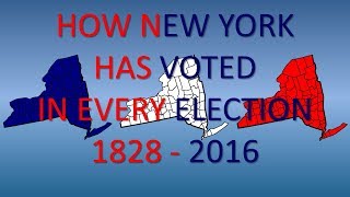 How New York has Voted in Every Presidential Election [upl. by Scheld616]