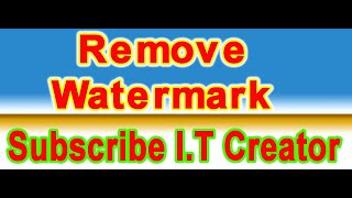 How to Remove Watermark from Adobe Photoshop 70 [upl. by Cirilla849]