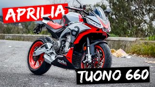 VALE QUANTO COSTA  Recensione Aprilia TUONO 660 [upl. by Olwen]