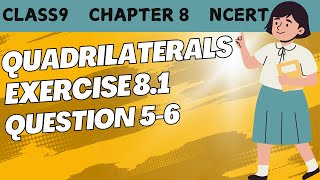 QuadrilateralsClass9MathsCh 8 Ex81  Q56 quadrilateral ncert class9maths ncertmath9 [upl. by Christye]