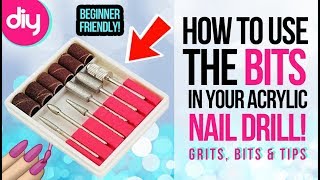 How to Use Acrylic Nail Drill Bits [upl. by Goldfinch]