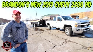 Brandon Got A NEW Truck 2019 Chevrolet 2500 HD Z71  Walk Around Truck Talk Tuesday [upl. by Sandi]