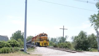 following the Marquette Railroad from Grand Haven to Muskegon [upl. by Rednijar524]