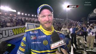 Dale Earnhardt Jr 3 win at Daytona 2010 [upl. by Saihtam365]