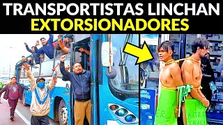 ¡PARO NACIONAL MASIVO TRANSPORTISTAS LINCHAN EXTORSIONADORES [upl. by Davies]