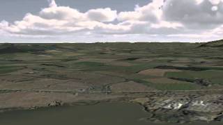 Loch Leven virtual video flyby [upl. by Kciredec564]