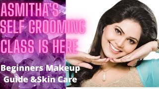 Asmithas Self Grooming Class  Beginner Makeup Guide and Skin class Self makeup In Tamil [upl. by Nelyk]