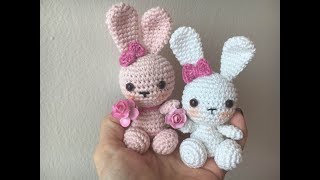 Teje conejo amigurumis by Petus English subtitles [upl. by Eniretak]