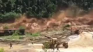 Momento exato do acidente em Brumadinho cenas fortes [upl. by Gisella]