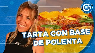 CÓMO HAGO UNA TARTA CON BASE DE POLENTA [upl. by Nailliw]