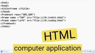 HTML frameset এর ব্যবহার।। Frame in HTML  HTML frame Tag For Beginners in Bengali [upl. by Keese369]