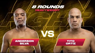 Anderson Silva vs Tito Ortiz Highlights [upl. by Anircam]